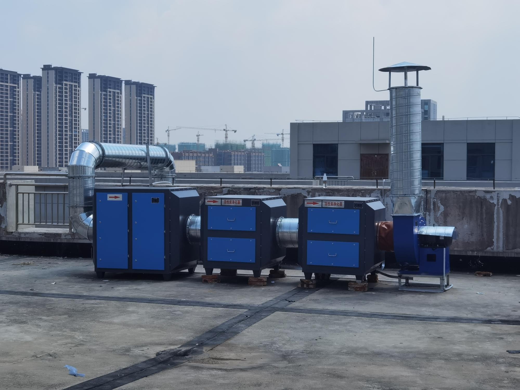 天達環保徐州水性漆廢氣處理項目順利完成